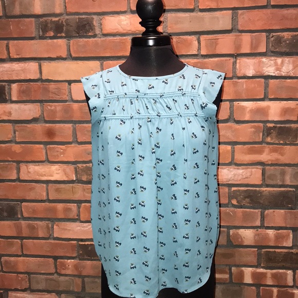 LOFT Tops - 💙🍃 BOGO under $10 Chiffon Turquoise Blouse